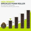 image:imageProsourceFit High Density Foam Rollers 12  inches long Firm Full Body Athletic Massage Tool for Back Stretching Yoga Pilates Post Workout Muscle Recuperation BlackBlueBlackOrange