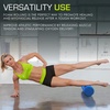 image:imageProsourceFit High Density Foam Rollers 12  inches long Firm Full Body Athletic Massage Tool for Back Stretching Yoga Pilates Post Workout Muscle Recuperation BlackBlueBlue