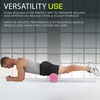 image:imageProsourceFit High Density Foam Rollers 12  inches long Firm Full Body Athletic Massage Tool for Back Stretching Yoga Pilates Post Workout Muscle Recuperation BlackBluePink