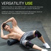 image:imageProsourceFit High Density Foam Rollers 12  inches long Firm Full Body Athletic Massage Tool for Back Stretching Yoga Pilates Post Workout Muscle Recuperation BlackBlueBlackBlue