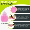 image:imageProsourceFit High Density Foam Rollers 12  inches long Firm Full Body Athletic Massage Tool for Back Stretching Yoga Pilates Post Workout Muscle Recuperation BlackBluePink