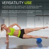 image:imageProsourceFit High Density Foam Rollers 12  inches long Firm Full Body Athletic Massage Tool for Back Stretching Yoga Pilates Post Workout Muscle Recuperation BlackBlueBlue