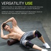 image:imageProsourceFit High Density Foam Rollers 12  inches long Firm Full Body Athletic Massage Tool for Back Stretching Yoga Pilates Post Workout Muscle Recuperation BlackBlueBlackRed