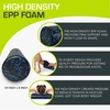 image:imageProsourceFit High Density Foam Rollers 12  inches long Firm Full Body Athletic Massage Tool for Back Stretching Yoga Pilates Post Workout Muscle Recuperation BlackBlueBlackBlue