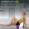 image:imageProsourceFit High Density Foam Rollers 12  inches long Firm Full Body Athletic Massage Tool for Back Stretching Yoga Pilates Post Workout Muscle Recuperation BlackBluePurple