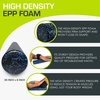 image:imageProsourceFit High Density Foam Rollers 12  inches long Firm Full Body Athletic Massage Tool for Back Stretching Yoga Pilates Post Workout Muscle Recuperation BlackBlueBlackBlue