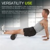 image:imageProsourceFit High Density Foam Rollers 12  inches long Firm Full Body Athletic Massage Tool for Back Stretching Yoga Pilates Post Workout Muscle Recuperation BlackBlueBlack