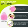 image:imageProsourceFit High Density Foam Rollers 12  inches long Firm Full Body Athletic Massage Tool for Back Stretching Yoga Pilates Post Workout Muscle Recuperation BlackBluePink