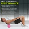 image:imageProsourceFit High Density Foam Rollers 12  inches long Firm Full Body Athletic Massage Tool for Back Stretching Yoga Pilates Post Workout Muscle Recuperation BlackBluePink