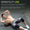 image:imageProsourceFit High Density Foam Rollers 12  inches long Firm Full Body Athletic Massage Tool for Back Stretching Yoga Pilates Post Workout Muscle Recuperation BlackBlueBlackOrange