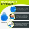 image:imageProsourceFit High Density Foam Rollers 12  inches long Firm Full Body Athletic Massage Tool for Back Stretching Yoga Pilates Post Workout Muscle Recuperation BlackBlueBlue