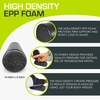 image:imageProsourceFit High Density Foam Rollers 12  inches long Firm Full Body Athletic Massage Tool for Back Stretching Yoga Pilates Post Workout Muscle Recuperation BlackBlueBlack