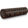 image:imageProsourceFit High Density Foam Rollers 12  inches long Firm Full Body Athletic Massage Tool for Back Stretching Yoga Pilates Post Workout Muscle Recuperation BlackBlueBlackOrange