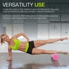 image:imageProsourceFit High Density Foam Rollers 12  inches long Firm Full Body Athletic Massage Tool for Back Stretching Yoga Pilates Post Workout Muscle Recuperation BlackBluePink