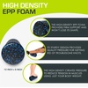 image:imageProsourceFit High Density Foam Rollers 12  inches long Firm Full Body Athletic Massage Tool for Back Stretching Yoga Pilates Post Workout Muscle Recuperation BlackBlueBlackBlue