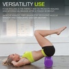 image:imageProsourceFit High Density Foam Rollers 12  inches long Firm Full Body Athletic Massage Tool for Back Stretching Yoga Pilates Post Workout Muscle Recuperation BlackBluePurple