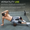 image:imageProsourceFit High Density Foam Rollers 12  inches long Firm Full Body Athletic Massage Tool for Back Stretching Yoga Pilates Post Workout Muscle Recuperation BlackBlueBlackOrange