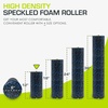 image:imageProsourceFit High Density Foam Rollers 12  inches long Firm Full Body Athletic Massage Tool for Back Stretching Yoga Pilates Post Workout Muscle Recuperation BlackBlueBlackBlue