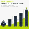 image:imageProsourceFit High Density Foam Rollers 12  inches long Firm Full Body Athletic Massage Tool for Back Stretching Yoga Pilates Post Workout Muscle Recuperation BlackBlueBlackBlue