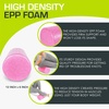 image:imageProsourceFit High Density Foam Rollers 12  inches long Firm Full Body Athletic Massage Tool for Back Stretching Yoga Pilates Post Workout Muscle Recuperation BlackBluePink
