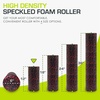 image:imageProsourceFit High Density Foam Rollers 12  inches long Firm Full Body Athletic Massage Tool for Back Stretching Yoga Pilates Post Workout Muscle Recuperation BlackBlueBlackRed