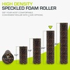 image:imageProsourceFit High Density Foam Rollers 12  inches long Firm Full Body Athletic Massage Tool for Back Stretching Yoga Pilates Post Workout Muscle Recuperation BlackBlueBlackOrange