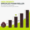 image:imageProsourceFit High Density Foam Rollers 12  inches long Firm Full Body Athletic Massage Tool for Back Stretching Yoga Pilates Post Workout Muscle Recuperation BlackBlueBlackRed