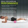 image:imageProsourceFit High Density Foam Rollers 12  inches long Firm Full Body Athletic Massage Tool for Back Stretching Yoga Pilates Post Workout Muscle Recuperation BlackBluePink