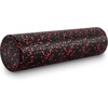 image:imageProsourceFit High Density Foam Rollers 12  inches long Firm Full Body Athletic Massage Tool for Back Stretching Yoga Pilates Post Workout Muscle Recuperation BlackBlueBlackRed