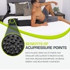 image:imageProsourceFit Ki Acupressure Mat and Pillow Set with 100 Natural Linen for BackNeck Pain Relief and Muscle RelaxationBlack Pearl