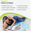 image:imageProsourceFit Ki Acupressure Mat and Pillow Set with 100 Natural Linen for BackNeck Pain Relief and Muscle RelaxationNatural Aqua