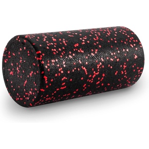 image:imageProsourceFit High Density Foam Rollers 12  inches long Firm Full Body Athletic Massage Tool for Back Stretching Yoga Pilates Post Workout Muscle Recuperation BlackBlueBlackRed