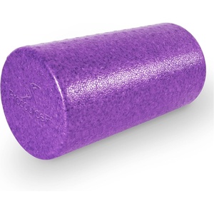 image:imageProsourceFit High Density Foam Rollers 12  inches long Firm Full Body Athletic Massage Tool for Back Stretching Yoga Pilates Post Workout Muscle Recuperation BlackBluePurple