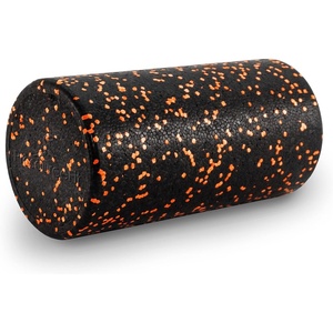 image:imageProsourceFit High Density Foam Rollers 12  inches long Firm Full Body Athletic Massage Tool for Back Stretching Yoga Pilates Post Workout Muscle Recuperation BlackBlueBlackOrange