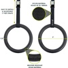 image:imageProsourceFit Fitness Gymnastics Rings with Straps for Total Body Conditioning at HomeBlack  Lexan