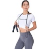 image:imageProsourceFit Speed Jump Rope up to 8 Foot Adjustable Length for Men and Women Foam Handles Ultra Light Rope for Boxing Jumping Exercises and Cardio WorkoutBlue