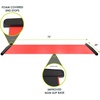 image:imageProsourceFit Slide Board Mat for Exercise 6 with End Stops Booties amp Carrying Bag for LowImpact Indoor Home Workouts and Sports Training