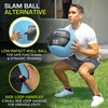 image:imageProSource Soft Medicine Balls for CrossFit Wall Ball and Full Body Dynamic Exercises ColorCoded Weights 6 8 10 14 20 25 lbAqua 8 LB