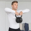 image:imageProsourceFit Adjustable 40lb Cast Iron Kettlebell Weight Set for Home Gym Strength Training