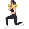 image:imageProsourceFit Adjustable Dumbbell amp Barbell Weight Set 2in1 Free Weights Available Home Gym EquipmentYellow 22lb