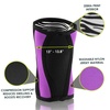 image:imageProsourceFit Knee Sleeve for CrossTraining Squats Weightlifting Powerlifting for Joint Compression Support amp Knee Pain Relief Small Purple