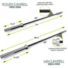 image:imageProsourceFit Olympic Barbell Multipurpose Weight Lifting Bar 160k PSI7ft  Mens