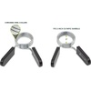 image:imageProsourceFit Olympic Barbell Spring Clip Collar 2inch Pair with EasyGrip Handles for WeightliftingPowerlifting and Strength Training