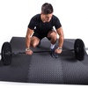 image:imageProsourceFit Pair of Weight Lifting Straps for Men and Women Adjustable Cotton Straps for Improved GripBeige