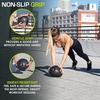 image:imageProsourceFit Slam Medicine Balls 5 10 15 20 25 30 50lbs Smooth and Tread Textured Grip Dead Weight Balls for Strength and Conditioning Exercises Cardio and Core WorkoutsClassic  Black