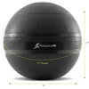image:imageProsourceFit Slam Medicine Balls 5 10 15 20 25 30 50lbs Smooth and Tread Textured Grip Dead Weight Balls for Strength and Conditioning Exercises Cardio and Core WorkoutsClassic  Black
