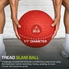 image:imageProsourceFit Slam Medicine Balls 5 10 15 20 25 30 50lbs Smooth and Tread Textured Grip Dead Weight Balls for Strength and Conditioning Exercises Cardio and Core WorkoutsRed
