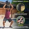 image:imageProsourceFit Slam Medicine Balls 5 10 15 20 25 30 50lbs Smooth and Tread Textured Grip Dead Weight Balls for Strength and Conditioning Exercises Cardio and Core WorkoutsClassic  Black