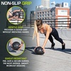 image:imageProsourceFit Slam Medicine Balls 5 10 15 20 25 30 50lbs Smooth and Tread Textured Grip Dead Weight Balls for Strength and Conditioning Exercises Cardio and Core WorkoutsClassic  Black