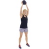 image:imageProsourceFit Slam Medicine Balls 5 10 15 20 25 30 50lbs Smooth and Tread Textured Grip Dead Weight Balls for Strength and Conditioning Exercises Cardio and Core WorkoutsClassic  Black